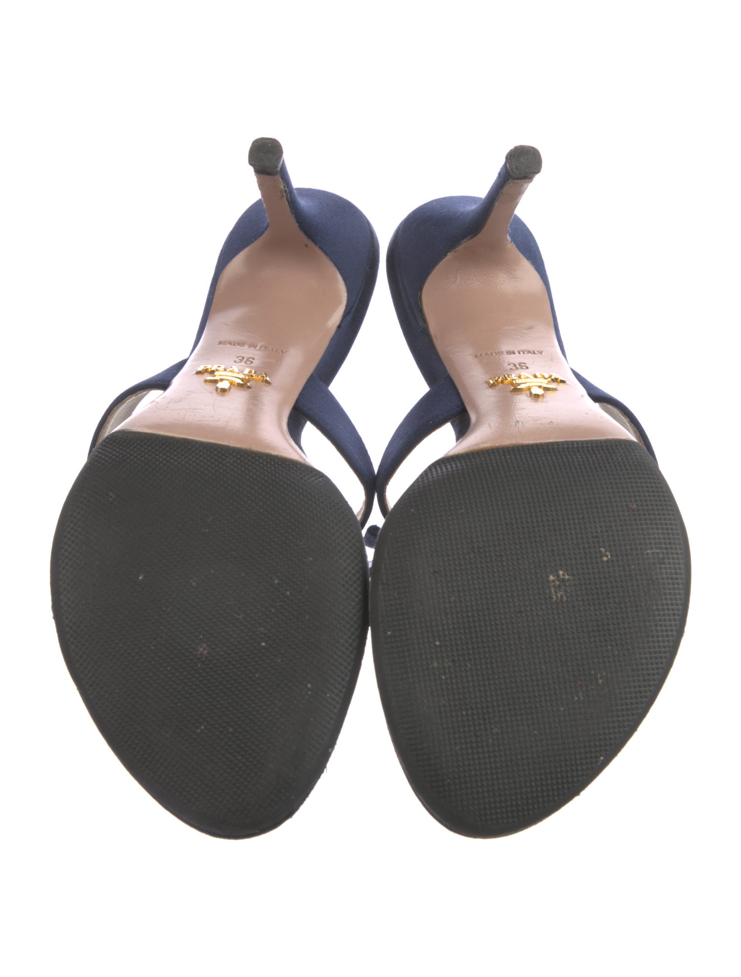 Prada Satin Bow Accents Slides